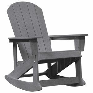 vidaXL Adirondack supama kėdė &Scaron;viesiai pilka HDPE