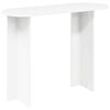 vidaXL Konsolinis stalas Balta 100 x 39,5 x 75 cm Apdirbta mediena