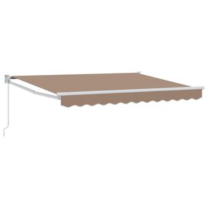 vidaXL I&scaron;traukiama markizė Taupe 3,5 x 2 m