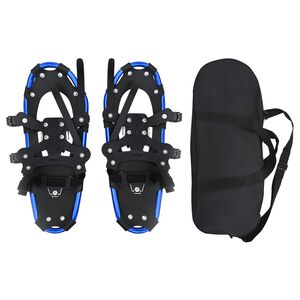 vidaXL 3 in 1 sniego batai Mėlyna ir juoda 53,5 x 21 cm