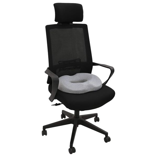 vidaXL Sėdynės pagalvėlė &Scaron;viesiai pilka 42 x 36,5 x 8 cm