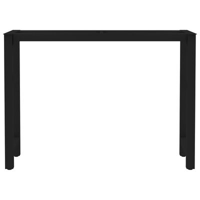 vidaXL Valgomojo stalo rėmas, 100x40x72cm, su H formos kojomis