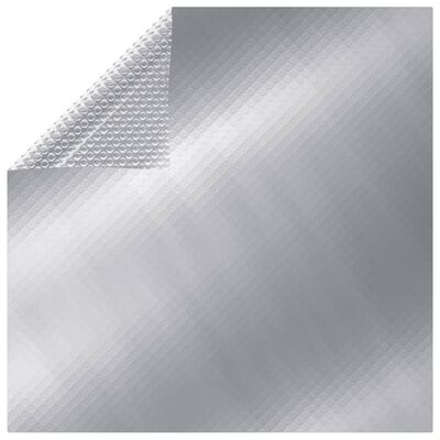 vidaXL Baseino uždangalas, sidabrinis, 1000x600cm, PE, stačiakampis