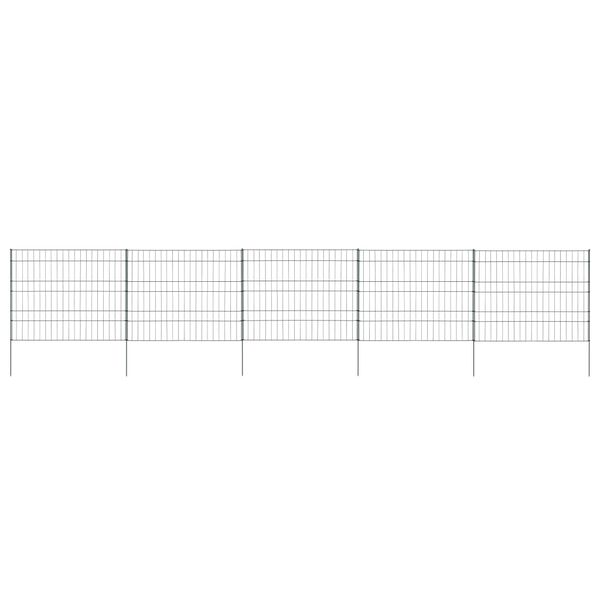 vidaXL Sodo tvoros rinkinys, žalios spalvos, 99,6x79,8cm