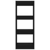 vidaXL Spintelė knygoms/kambario pertvara, juoda, 40x30x103cm, MDP