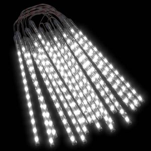 vidaXL Girlianda meteorų lietus, 20vnt., 30cm, 480 &scaron;altų baltų LED