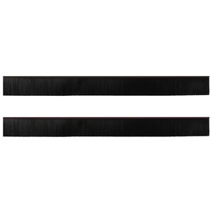 vidaXL Savaranki&scaron;kai klijuojami durų &scaron;epetėlių sandarikliai 2 pcs Ruda