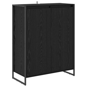 vidaXL Batu skrynia Juodas ąžuolas 79 x 36 x 100 cm Apdirbta mediena