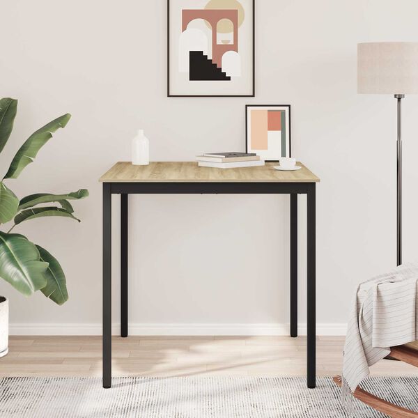 vidaXL Stovintis Baro Stalas Apdirbta mediena