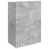 vidaXL Prie sienos montuojama spinta Betono pilka 66 x 34,5 x 92 cm