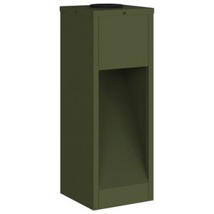 vidaXL Saulės LED takų &scaron;viestuvas 2 pcs Alyvuogių žalia