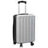 vidaXL Lagaminas su užraktu Sidabro 34 x 23 x 55.5 cm ABS plastikas