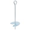 vidaXL Žemės inkaras 2 vnt. &Oslash;10 x 30 cm Cinkuotas metalas Sidabrinė