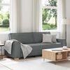 vidaXL Trivietė sofa, tamsiai pilka, 220x78x84 cm, audinys
