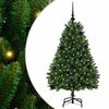 vidaXL Dirbtinė Kalėdų eglutė 120 cm 150 LED &Scaron;ilta balta Žalia