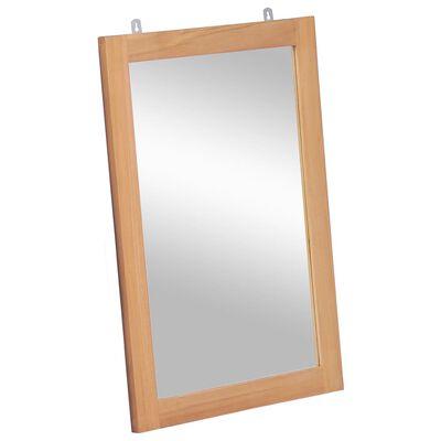 vidaXL Sieninis veidrodis, 50x70 cm, tikmedžio masyvas