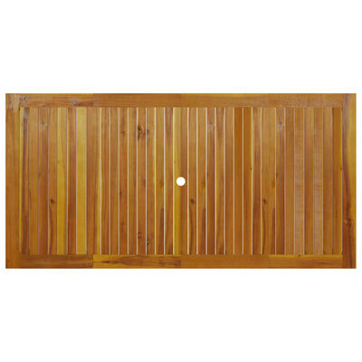 vidaXL Sodo stalas, 200x100x74cm, akacijos medienos masyvas