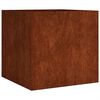 vidaXL Lovelis, 40x41x40cm, Corten plienas