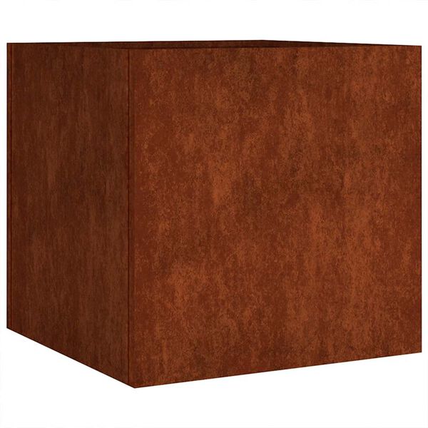 vidaXL Lovelis, 40x41x40cm, Corten plienas