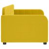 vidaXL Sofa, geltonos spalvos, 80x200cm, aksomas
