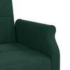 vidaXL Sofa-lova su pagalvėlėmis, tamsiai žalios spalvos, aksomas