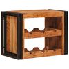 vidaXL Vyno stovas Ruda 60 x 45 x 33 cm Kietos akacijos mediena