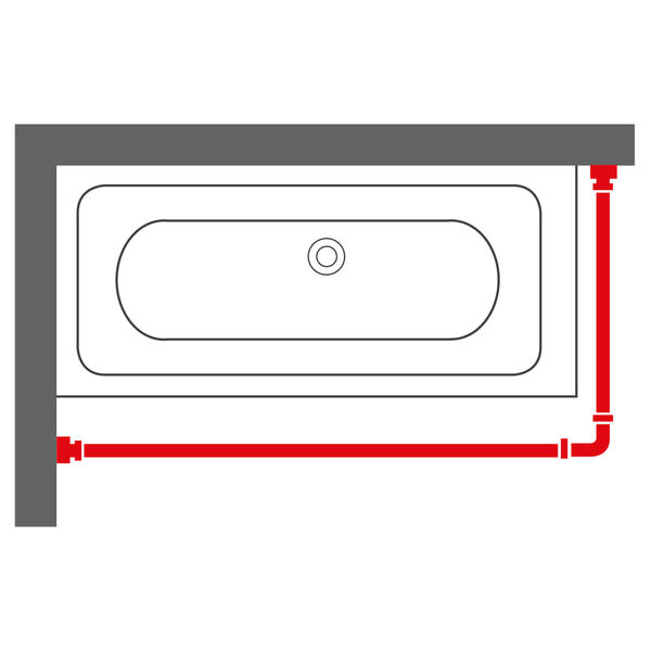 Sealskin Du&scaron;o užuolaidos karnizas, baltos spalvos