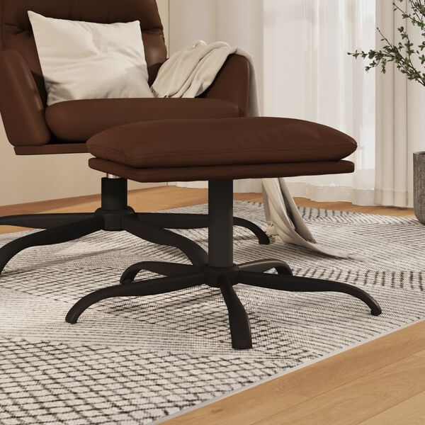 vidaXL Pakoja, rudos spalvos, 45x29,5x36cm, dirbtinė oda, blizgi