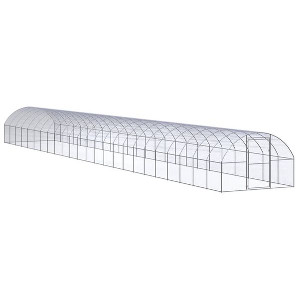 vidaXL Lauko narvas viščiukams, 3x24x2m, galvanizuotas plienas