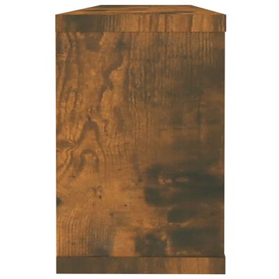 vidaXL Sieninės lentynos, 4vnt., dūminio ąžuolo, 60x15x23cm, mediena