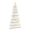 vidaXL Kabantis Kalėdų medis 150 cm 80 LED Įvairių spalvų