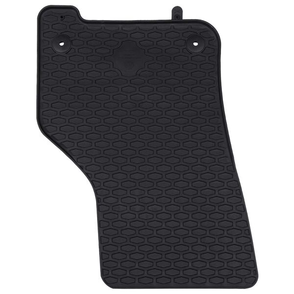 vidaXL Automobilių kilimėlis 4 pcs Juoda Guma