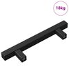 vidaXL Spintelės rankena 420 vnt. Juoda 150 x 12,3 x 35,2 mm