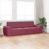 vidaXL Sofa lova 200cm Vyno raudona audinys