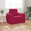 vidaXL Sofa lova Vyno raudona 98 x 71 x 83 cm Aksomas