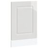 vidaXL indaplovės skydelis Kalmar Blizgus baltas 45x1,5x57 cm