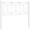 vidaXL Metalinis pakaitinis galvūgalis, baltos spalvos, 100cm