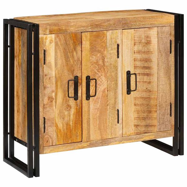 vidaXL Kabalas Ruda 80 x 33 x 70 cm mango medienos masyvas