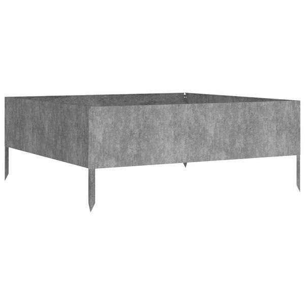 vidaXL Auk&scaron;tas sodo lovelis, 100x100x41cm, Corten plienas