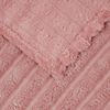 vidaXL Apklotas Rožinė 270 x 240 cm Flysas