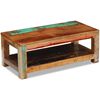 vidaXL Kavos staliukas, perdirbtos medienos masyvas, 90x45x35 cm