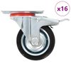 vidaXL Ratukai, 8vnt., sukami, 75mm