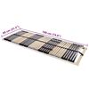 vidaXL Lamelinis lovos pagrindas Ruda 80 x 190 cm Kietas bukas medis