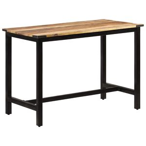 vidaXL Valgomojo stalas, 110x60x76 cm, mango medienos masyvas