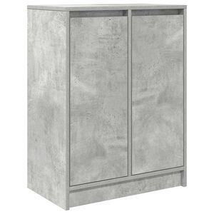 vidaXL &Scaron;oninė spintelė, betono pilka, 57x34x76 cm, apdirbta mediena
