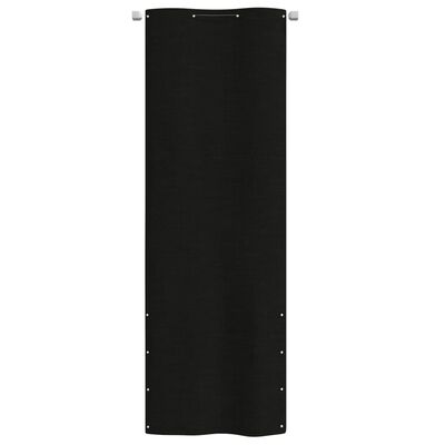 vidaXL Balkono pertvara, juodos spalvos, 80x240cm, oksfordo audinys