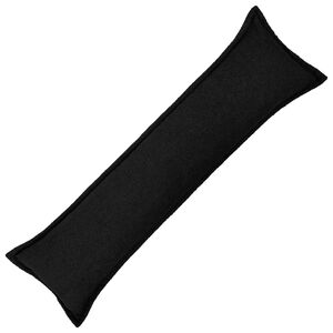 vidaXL Pagalvėlės užvalkalas HOUTEN Juoda 40 x 145 cm Boucl&eacute;