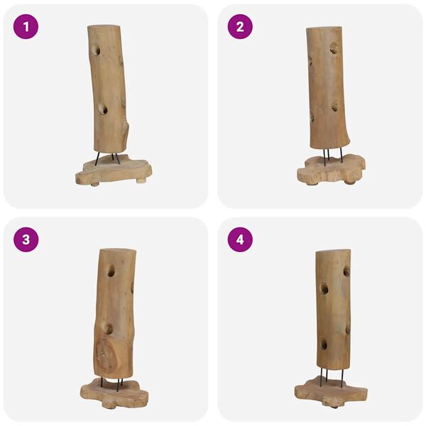 vidaXL Stovas vynui skirtas 8 buteliams, 40x30x80cm, tikmedžio masyvas