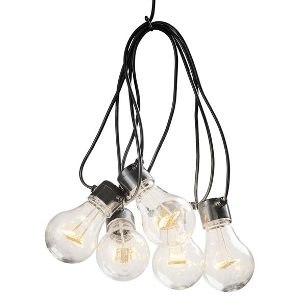 KONSTSMIDE Vakarėlių lemputės su 10 skaidrių lempučių, itin &scaron;iltos