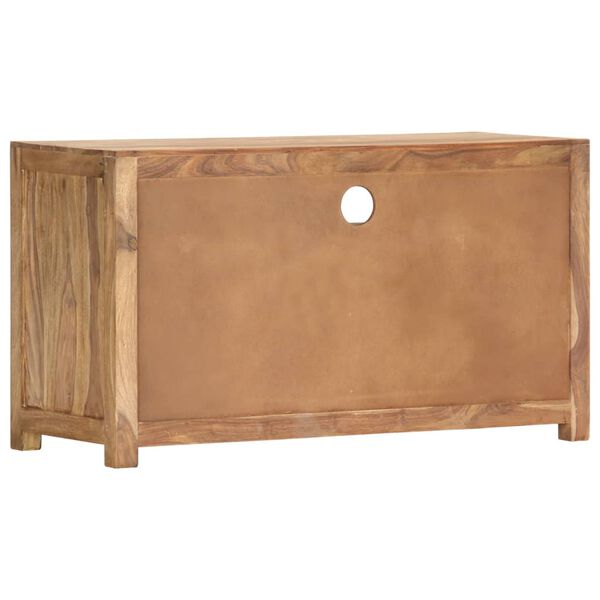 vidaXL TV spintelė, 90x35x50cm, rausvosios dalbergijos masyvas